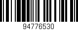 Código de barras (EAN, GTIN, SKU, ISBN): '94776530'