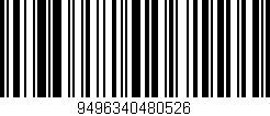 Código de barras (EAN, GTIN, SKU, ISBN): '9496340480526'