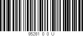 Código de barras (EAN, GTIN, SKU, ISBN): '95281_0_0_U'