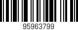 Código de barras (EAN, GTIN, SKU, ISBN): '95963799'