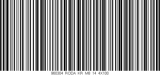 Código de barras (EAN, GTIN, SKU, ISBN): '960304_RODA_KR_M8_14_4X100'