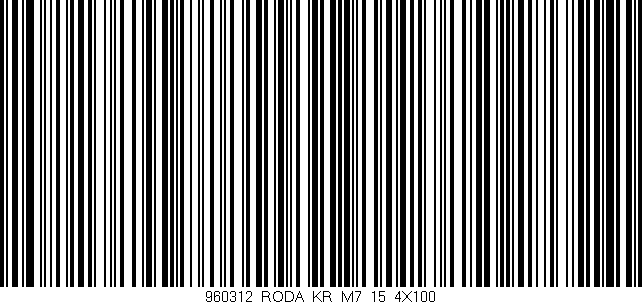 Código de barras (EAN, GTIN, SKU, ISBN): '960312_RODA_KR_M7_15_4X100'