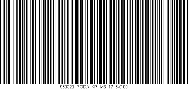 Código de barras (EAN, GTIN, SKU, ISBN): '960328_RODA_KR_M6_17_5X108'