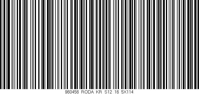 Código de barras (EAN, GTIN, SKU, ISBN): '960456_RODA_KR_S12_16_5X114'
