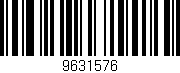 Código de barras (EAN, GTIN, SKU, ISBN): '9631576'
