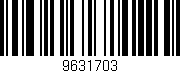 Código de barras (EAN, GTIN, SKU, ISBN): '9631703'