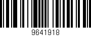 Código de barras (EAN, GTIN, SKU, ISBN): '9641918'