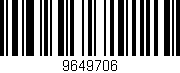 Código de barras (EAN, GTIN, SKU, ISBN): '9649706'