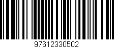 Código de barras (EAN, GTIN, SKU, ISBN): '97612330502'