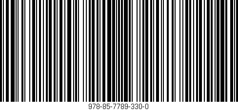 Código de barras (EAN, GTIN, SKU, ISBN): '978-85-7789-330-0'