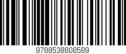 Código de barras (EAN, GTIN, SKU, ISBN): '9788538808589'
