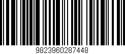 Código de barras (EAN, GTIN, SKU, ISBN): '9823960287448'