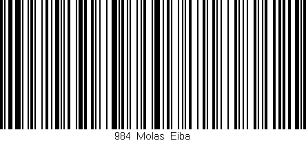 Código de barras (EAN, GTIN, SKU, ISBN): '984_Molas_Eiba'