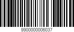 Código de barras (EAN, GTIN, SKU, ISBN): '9900000006037'