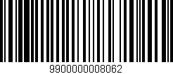 Código de barras (EAN, GTIN, SKU, ISBN): '9900000008062'