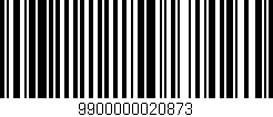 Código de barras (EAN, GTIN, SKU, ISBN): '9900000020873'