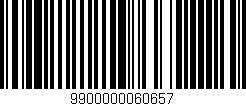 Código de barras (EAN, GTIN, SKU, ISBN): '9900000060657'