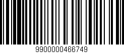 Código de barras (EAN, GTIN, SKU, ISBN): '9900000466749'