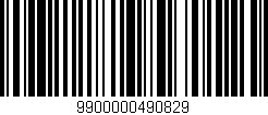 Código de barras (EAN, GTIN, SKU, ISBN): '9900000490829'