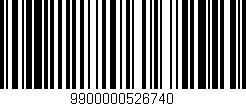 Código de barras (EAN, GTIN, SKU, ISBN): '9900000526740'