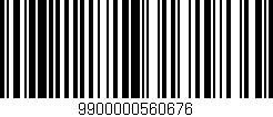 Código de barras (EAN, GTIN, SKU, ISBN): '9900000560676'