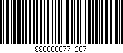 Código de barras (EAN, GTIN, SKU, ISBN): '9900000771287'
