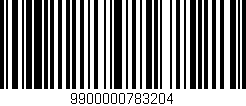 Código de barras (EAN, GTIN, SKU, ISBN): '9900000783204'