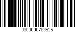Código de barras (EAN, GTIN, SKU, ISBN): '9900000783525'