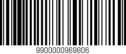 Código de barras (EAN, GTIN, SKU, ISBN): '9900000969806'