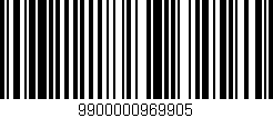 Código de barras (EAN, GTIN, SKU, ISBN): '9900000969905'