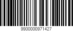 Código de barras (EAN, GTIN, SKU, ISBN): '9900000971427'