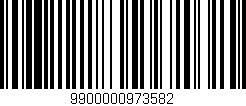 Código de barras (EAN, GTIN, SKU, ISBN): '9900000973582'