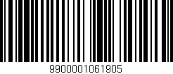 Código de barras (EAN, GTIN, SKU, ISBN): '9900001061905'