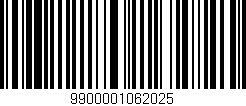 Código de barras (EAN, GTIN, SKU, ISBN): '9900001062025'