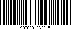 Código de barras (EAN, GTIN, SKU, ISBN): '9900001063015'