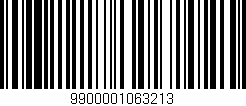 Código de barras (EAN, GTIN, SKU, ISBN): '9900001063213'