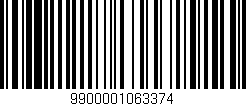 Código de barras (EAN, GTIN, SKU, ISBN): '9900001063374'