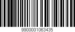 Código de barras (EAN, GTIN, SKU, ISBN): '9900001063435'