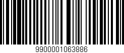 Código de barras (EAN, GTIN, SKU, ISBN): '9900001063886'