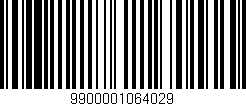Código de barras (EAN, GTIN, SKU, ISBN): '9900001064029'