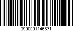 Código de barras (EAN, GTIN, SKU, ISBN): '9900001146671'