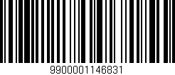Código de barras (EAN, GTIN, SKU, ISBN): '9900001146831'