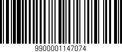 Código de barras (EAN, GTIN, SKU, ISBN): '9900001147074'
