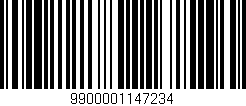 Código de barras (EAN, GTIN, SKU, ISBN): '9900001147234'