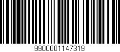 Código de barras (EAN, GTIN, SKU, ISBN): '9900001147319'
