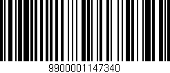 Código de barras (EAN, GTIN, SKU, ISBN): '9900001147340'