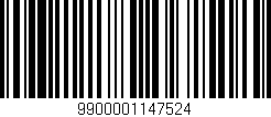 Código de barras (EAN, GTIN, SKU, ISBN): '9900001147524'