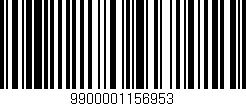 Código de barras (EAN, GTIN, SKU, ISBN): '9900001156953'