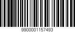 Código de barras (EAN, GTIN, SKU, ISBN): '9900001157493'