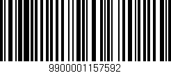 Código de barras (EAN, GTIN, SKU, ISBN): '9900001157592'